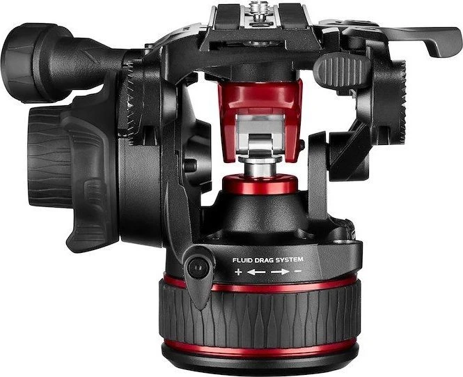 Vaizdo galva - Manfrotto Nitrotech 612 skysčio galva, greito atleidimo plokštė, reguliuojamas balansavimas