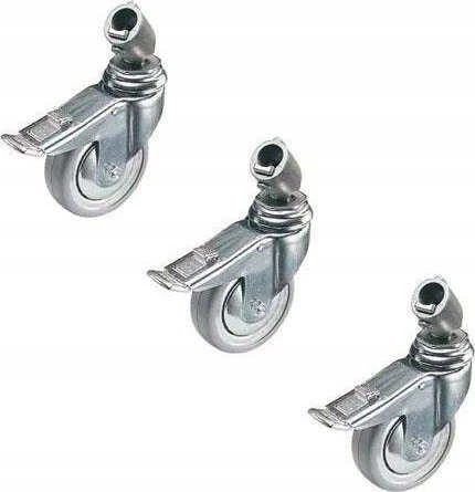 Ratukas - Manfrotto trikojis ratukai 100mm, 22mm tvirtinimo strypas