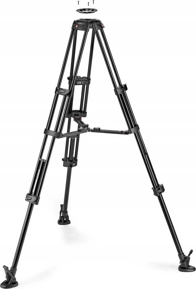 „Manfrotto Twin Alu“ su 612 galvute – centriniu skleistuvu, krepšiu
