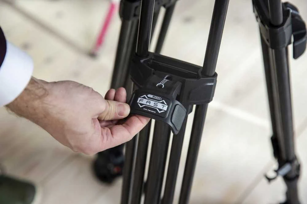Vaizdo Trikojis Komplektas - Manfrotto 645 Fast Twin Aliumininis Trikojis Su Nitrotech 608 Galvute
