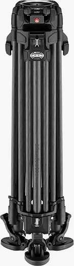 Vaizdo Trikojis Komplektas - Manfrotto 645 Fast Twin Aliumininis Trikojis Su Nitrotech 608 Galvute