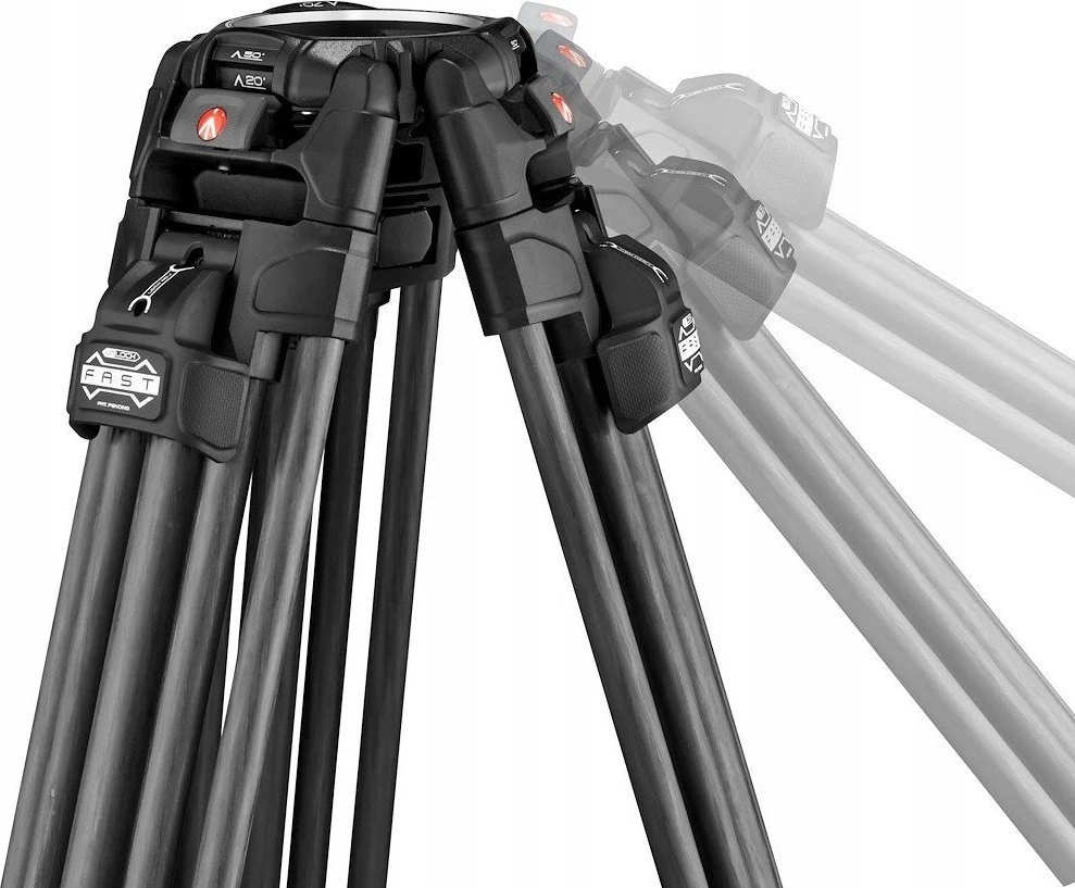 Tripod - Manfrotto 645 anglies greitojo dvigubo 608 galva