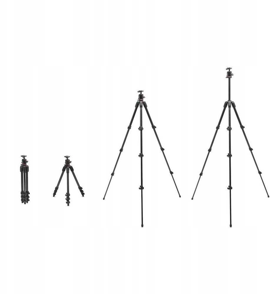 Manfrotto 055XPRO4 Carbon Juodas su głowicą MHXPRO AS