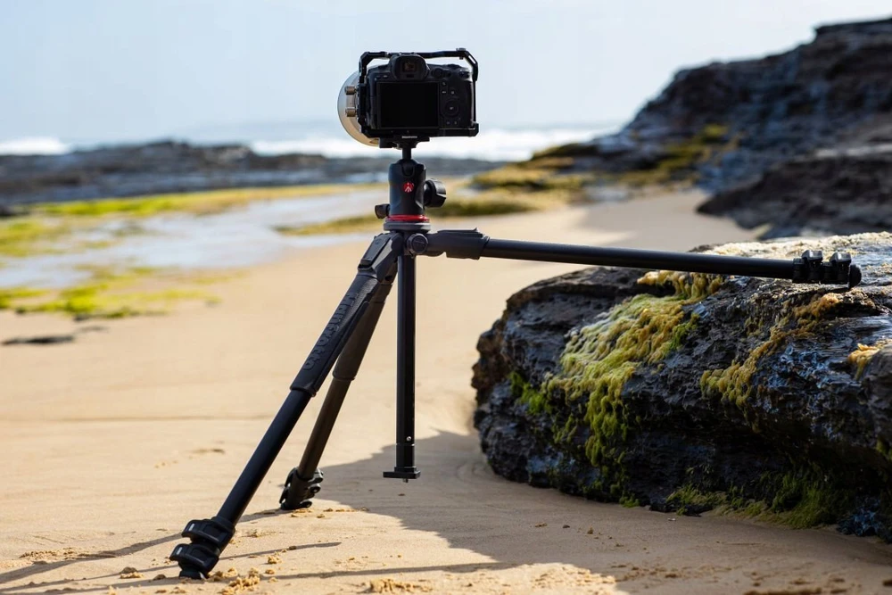 Manfrotto 190X Alu Juodas su głowicą 496 AS