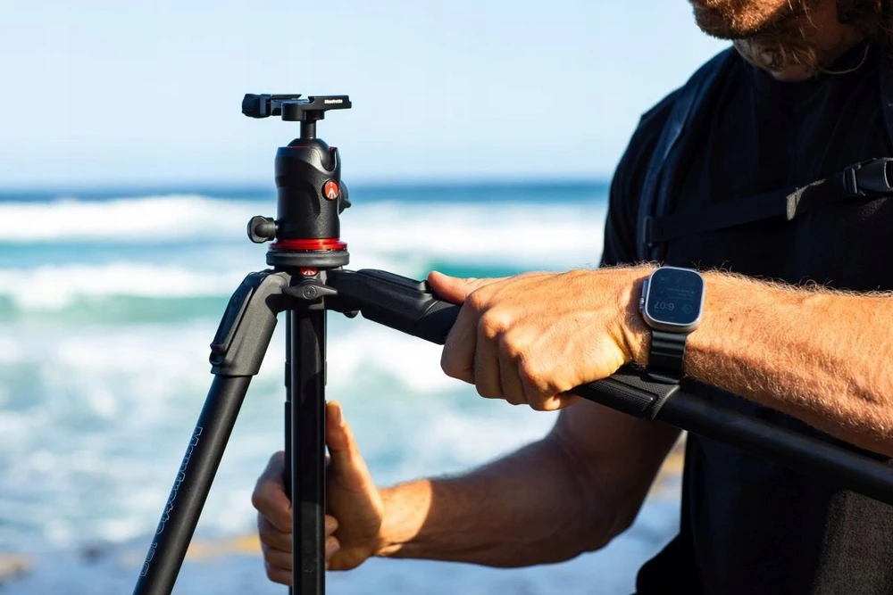 Manfrotto 190X Alu Juodas su głowicą 496 AS
