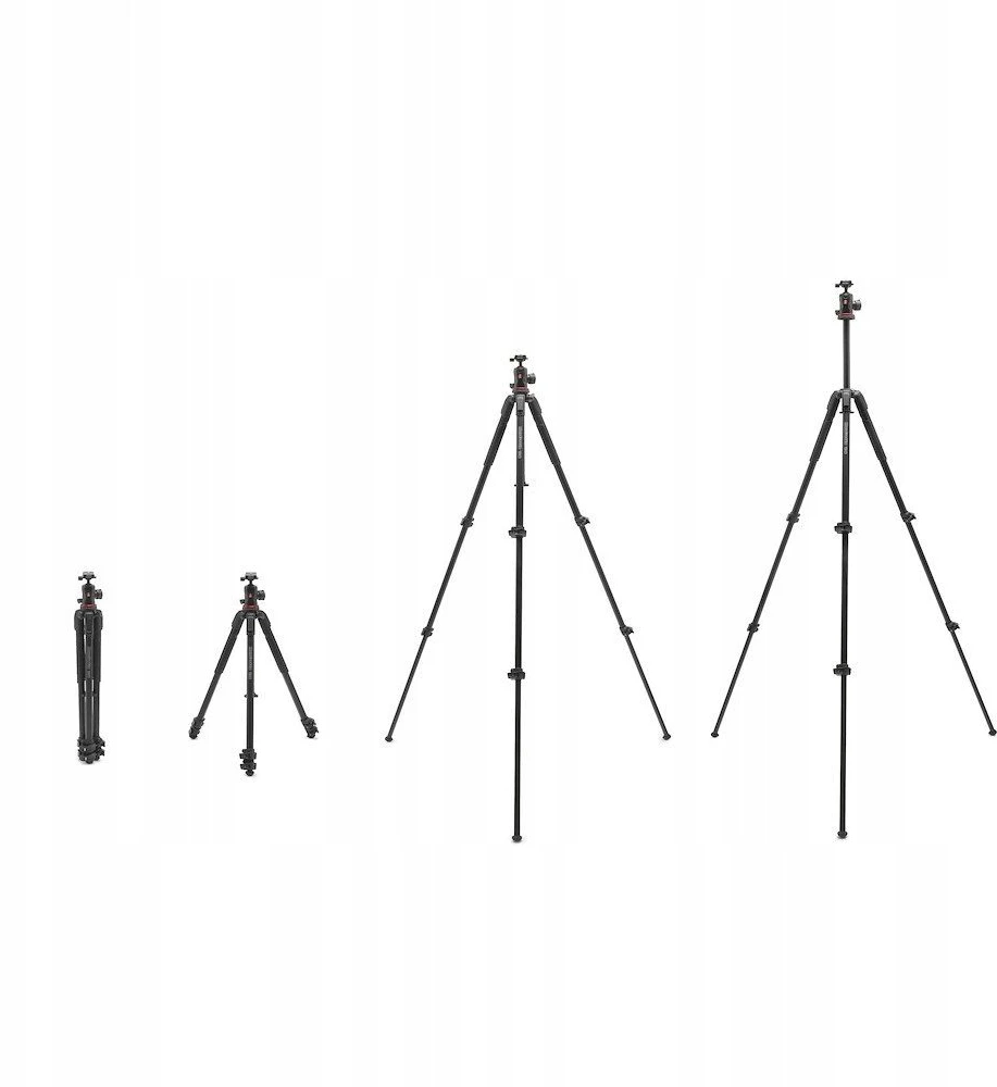 Manfrotto 190X Alu Juodas su głowicą 496 AS