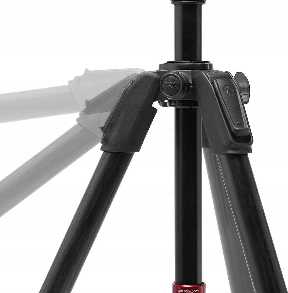 Manfrotto 055 Video Carbon Juodas su głowicą 502AH