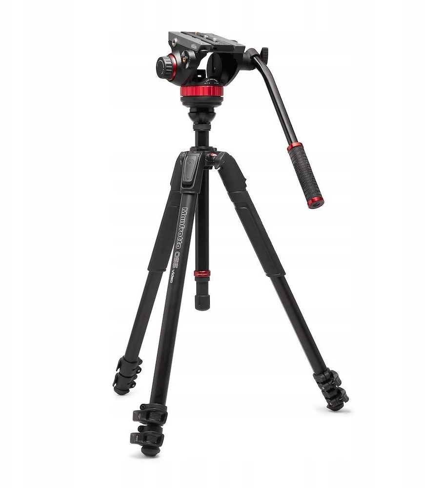 Manfrotto 055 Video Alu Juodas su głowicą 502AH