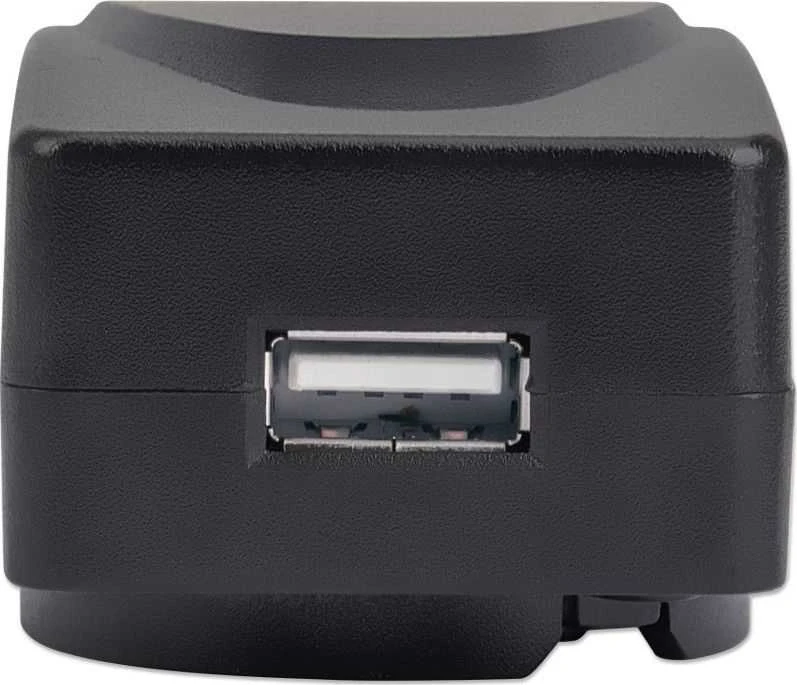 Intracom MANHATTAN QC 3.0 sieninis įkroviklis - 18 W USB-A Qualcomm Quick Charge 3.0 prievadas iki 18 W Europlug baltas