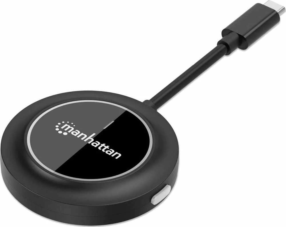 Manhattan 208437 apvalus USB-C AV siųstuvas