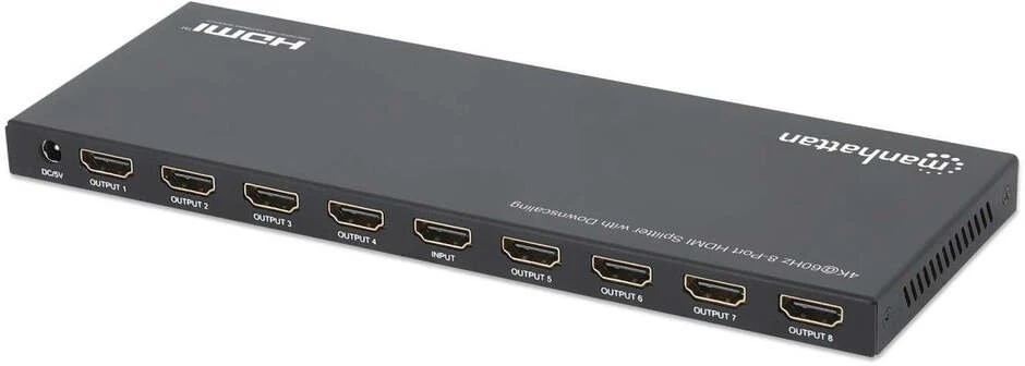 Manhattan 208451 vaizdo signalų daliklis HDMI 8x HDMI
