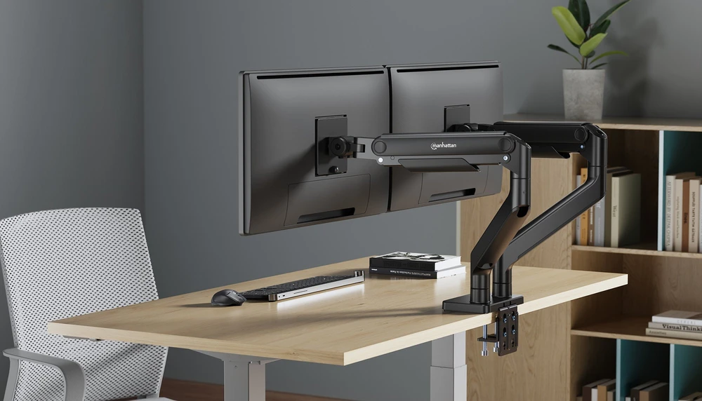 Manhattan Laikiklis biurkowy na 2 monitory 17'' - 45'' 462587