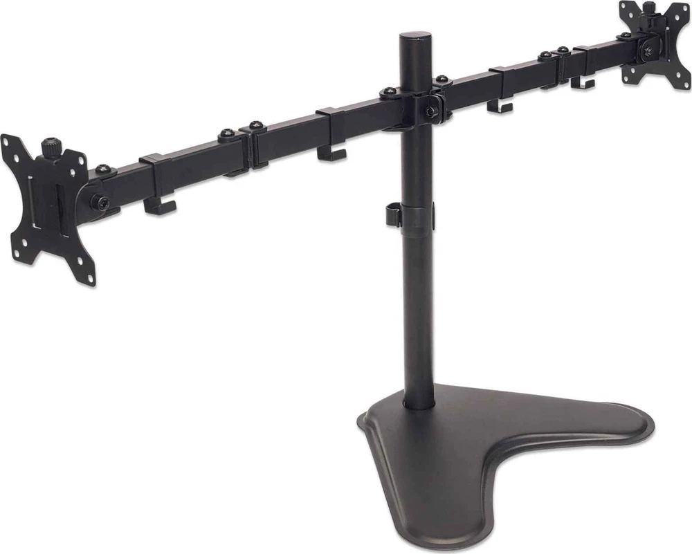 Manhattan 461559 stalinis plokščiųjų ekranų laikiklis 81,3 cm (32") Laisvai stovintis Juoda