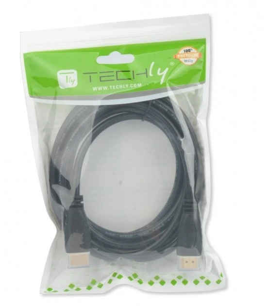 Techly Kabelis Manhattan HDMI - HDMI 1m juoda (ICOC-HDMI21-8-010)