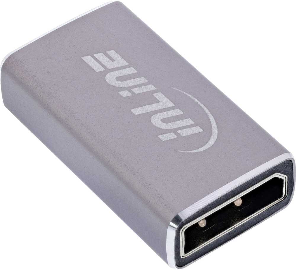 Adapteris AV Manhattan InLine® DisplayPort 1.4, DisplayPort lizdas / lizdas, 8K UHD