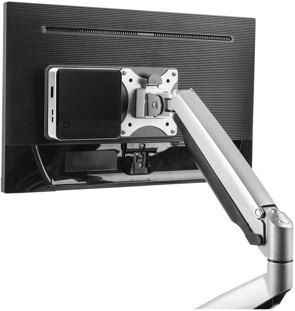 Laikiklis Manhattan InLine® Halterung für Intel NUC-PC an VESA 75/100 Halter