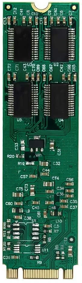 Manhattan InLine® sąsajos plokštė M.2 į 4x serijinius 9 kontaktų kištukus