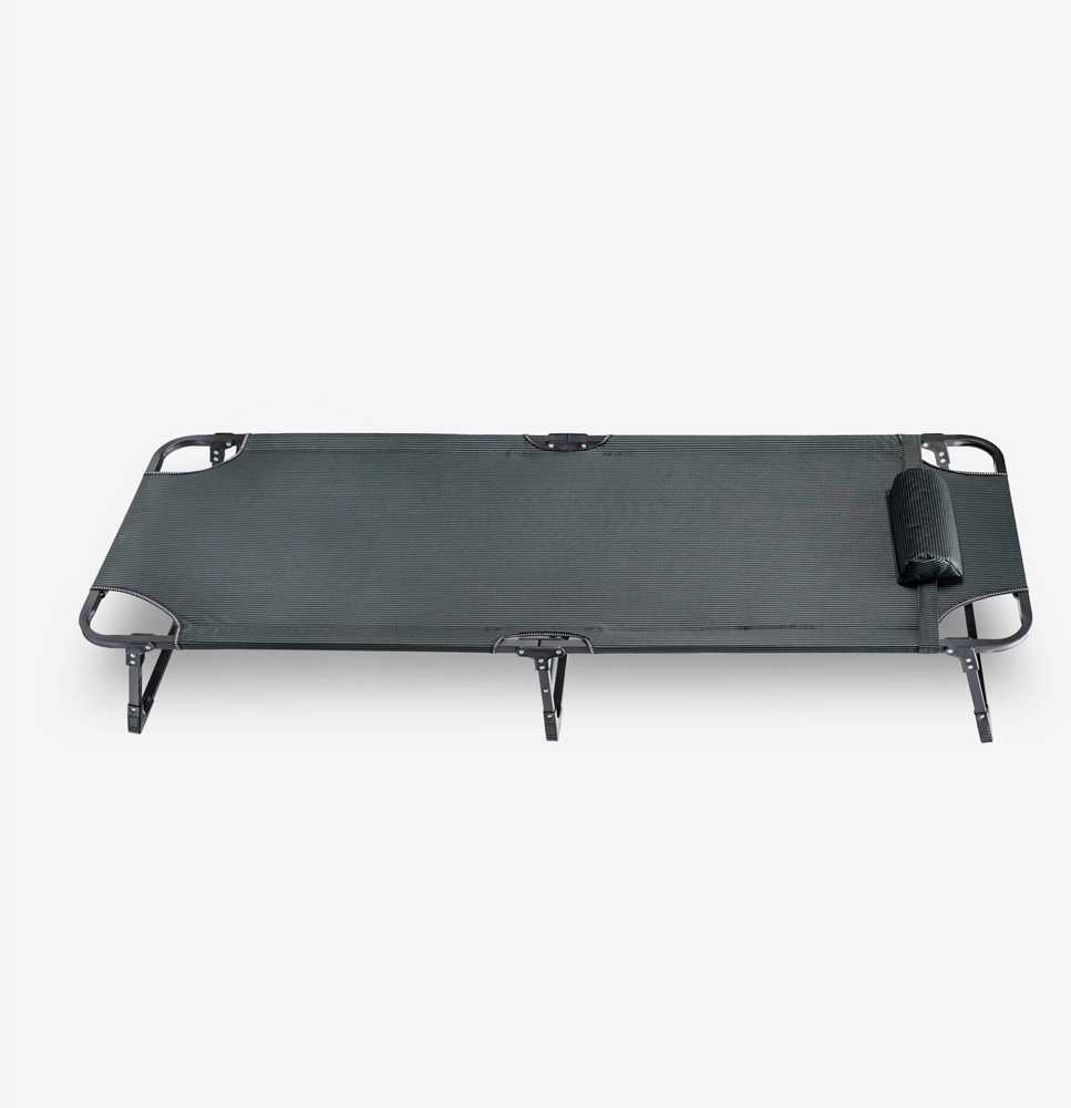 Manhattan PLATINET STOVYKLAVIMO LOVA 800D OXFORD, 185X65X30 CM TAMSIAI ŽALIA 46143
