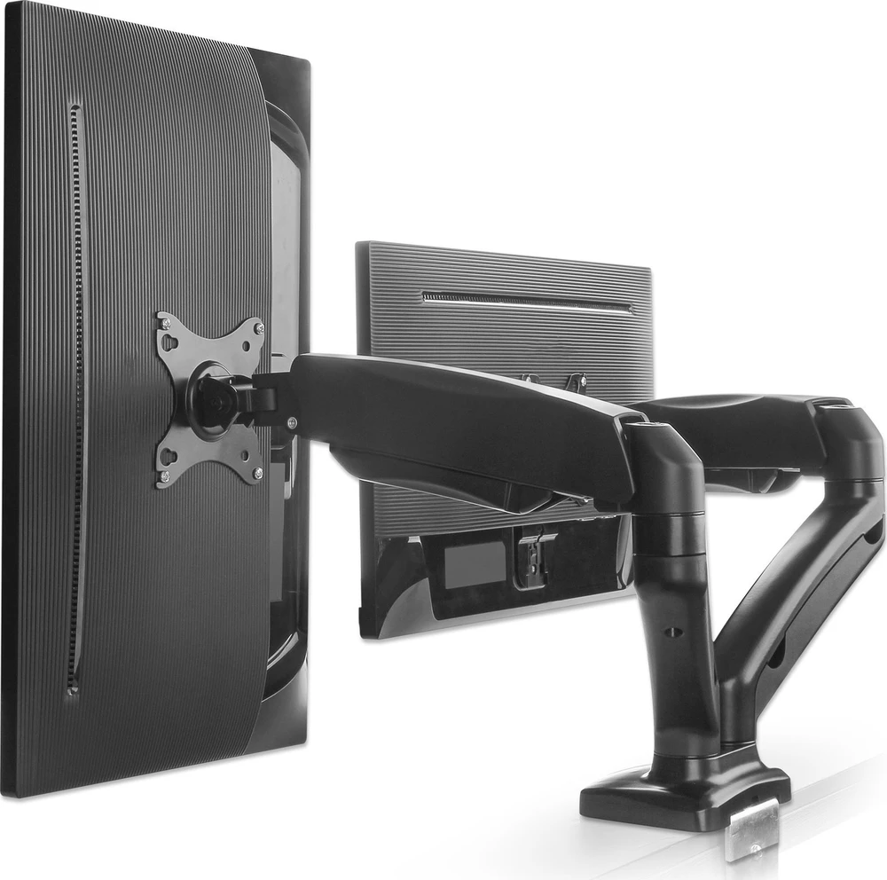 Manhattan Laikiklis biurkowy na 2 monitory 17'' - 32'' (462501)