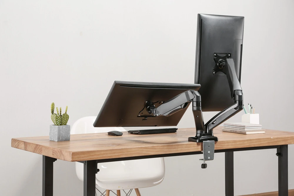 Manhattan Laikiklis biurkowy na 2 monitory 17'' - 32'' (462501)