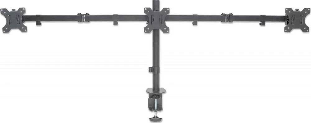 Manhattan 461658 monitoriaus laikiklis arba stovas 68,6 cm (27") Gnybtas Juoda