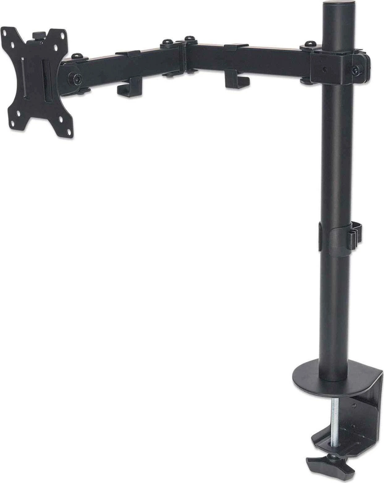 Manhattan 461542 monitoriaus laikiklis arba stovas 81,3 cm (32") Gnybtas Juoda
