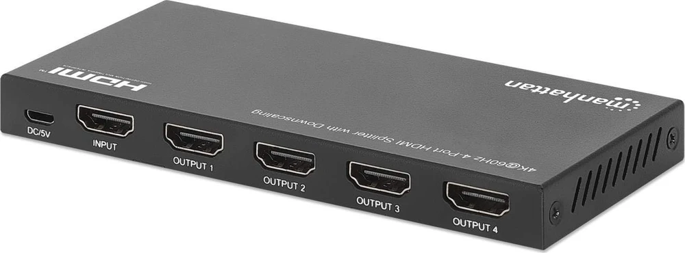 Manhattan Manhattan 208369 HDMI TV skirstytuvas 4x HDMI