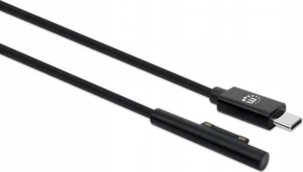 MANHATTAN Surface Prijunkite prie USB-C įkrovimo kabelio, 1,8 m PD