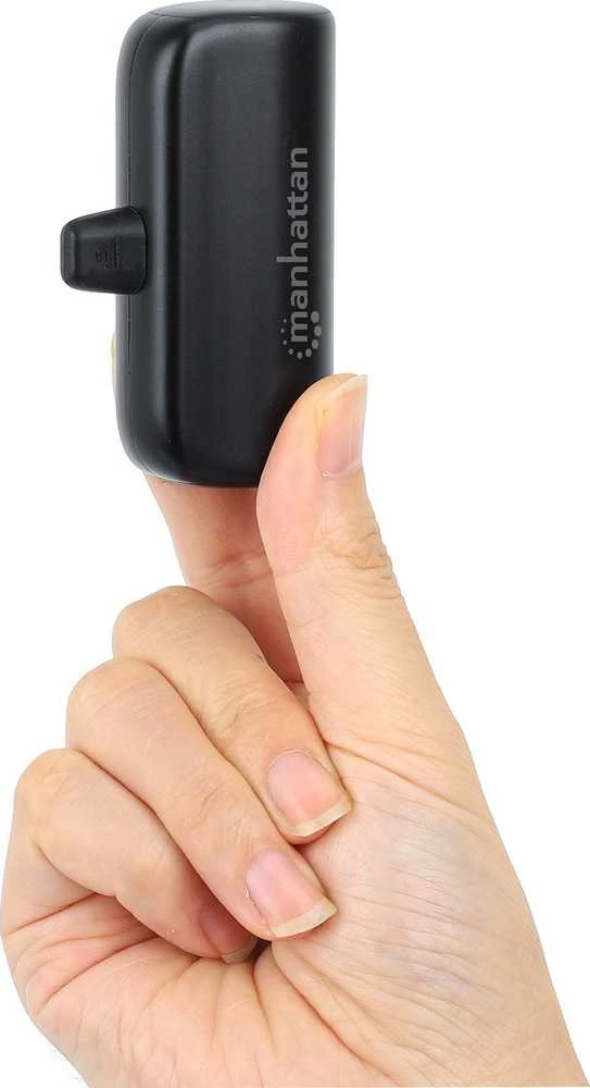 Nešiojamoji baterija Manhattan 102612 USB-C maitinimo šaltinis 20W 5000mAh Juodas
