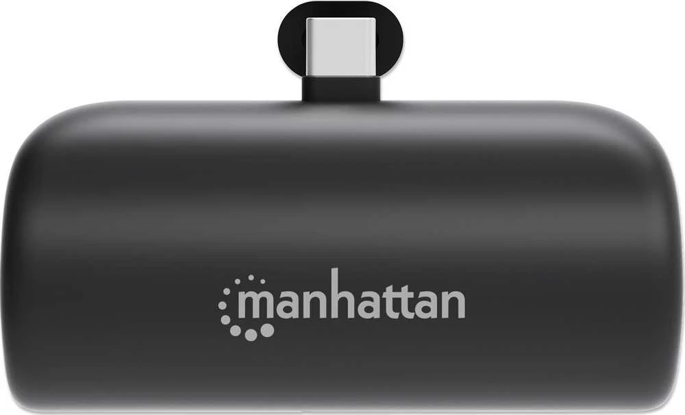Nešiojamoji baterija Manhattan 102612 USB-C maitinimo šaltinis 20W 5000mAh Juodas