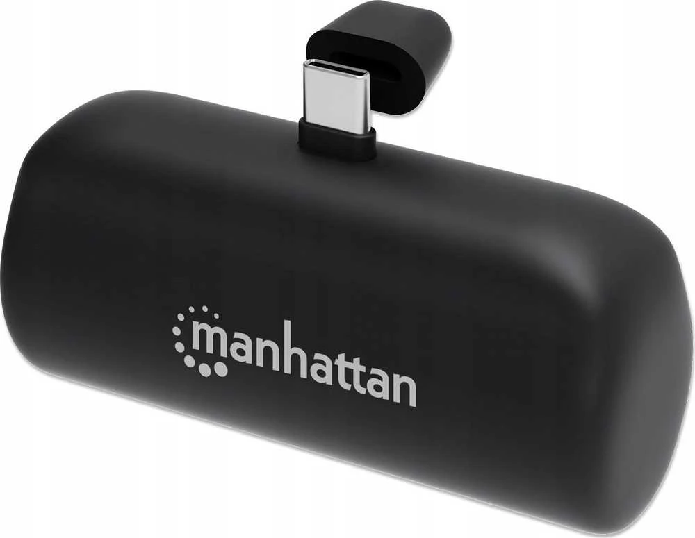 Nešiojamoji baterija Manhattan 102612 USB-C maitinimo šaltinis 20W 5000mAh Juodas