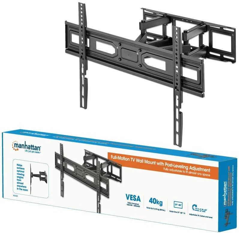 Manhattan Laikiklis ścienny do TV 37-80" LED/LCD 40kg sukamasis uchylny
