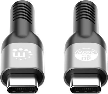 Manhattan MANHATTAN USB4 USB-C kištukas/kištukas kabelis 240W 40G 8K 1m