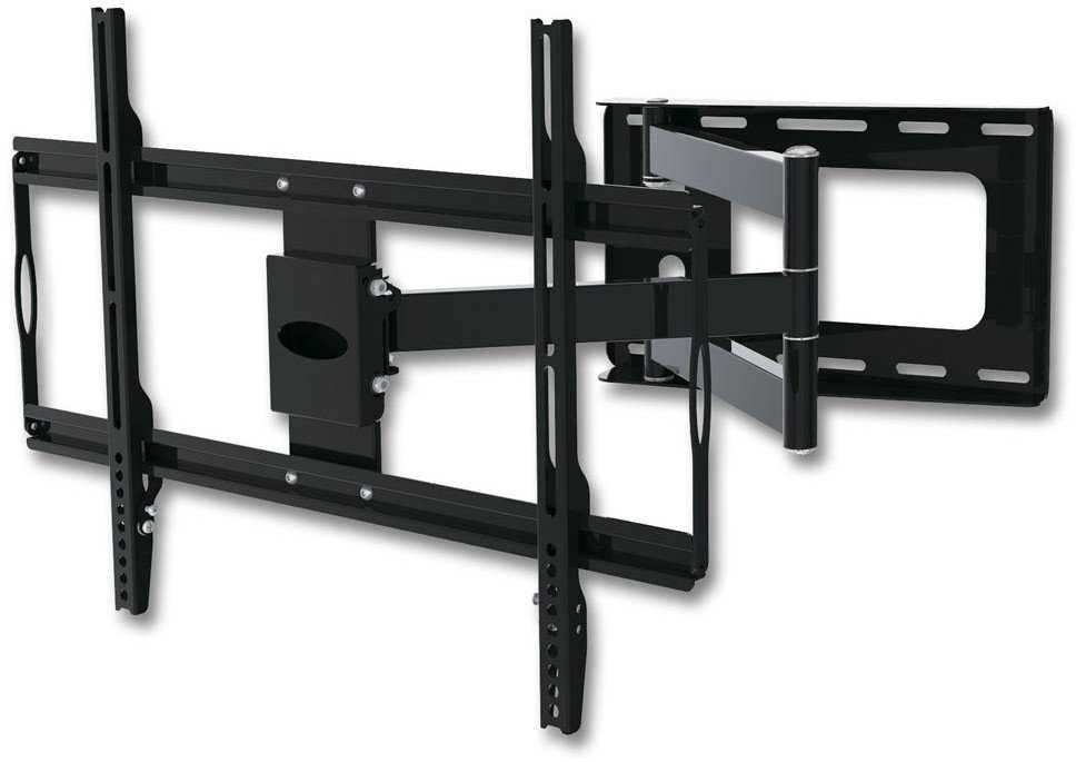 Laikiklis Intracom Manhattan TECHLY Wandhalterung fuer LCD TV 81,28cm bis 177,80cm Tragklast bis 45Kg Slim Juodas Ausziehbarer Arm bis zu 688mm