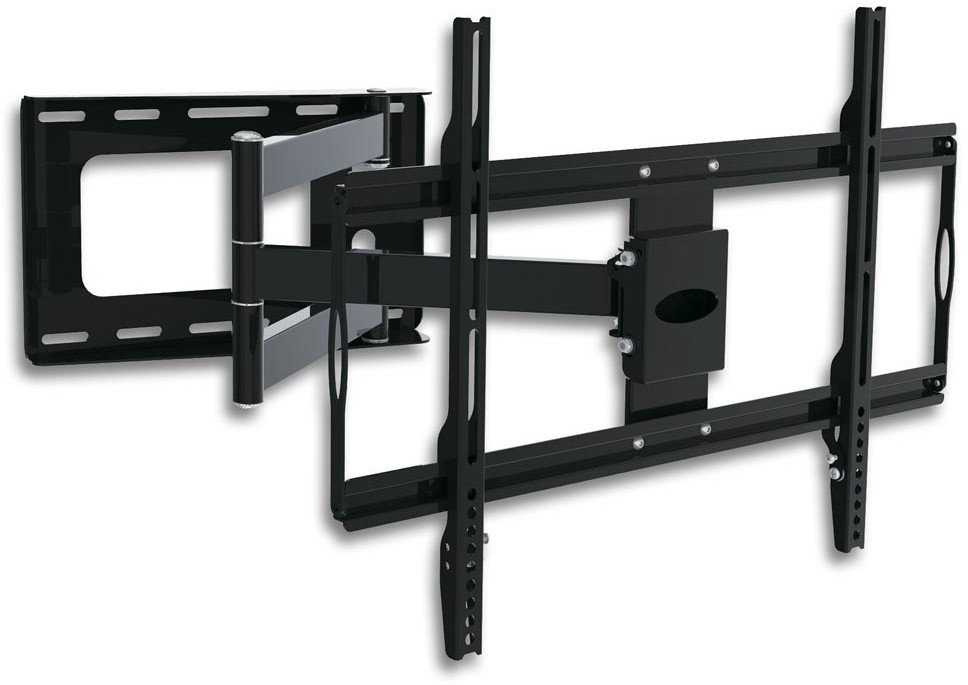 Laikiklis Intracom Manhattan TECHLY Wandhalterung fuer LCD TV 81,28cm bis 177,80cm Tragklast bis 45Kg Slim Juodas Ausziehbarer Arm bis zu 688mm