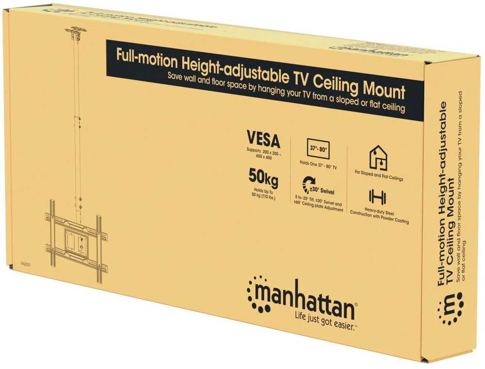 Manhattan MH 462051 LCD Monitorio laikiklis tvirt. prie lubu