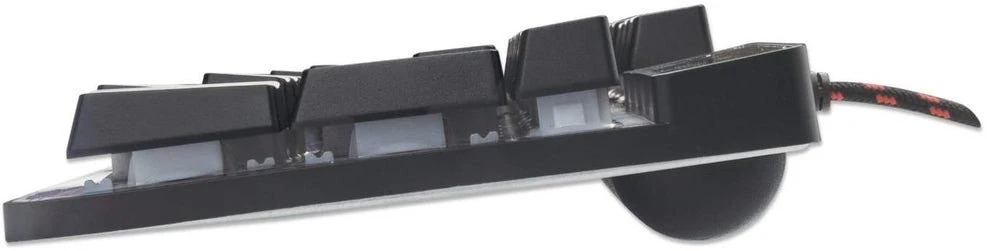 MANHATTAN USB-Gaming-Klaviatūra mit LEDs und Metallunterseite