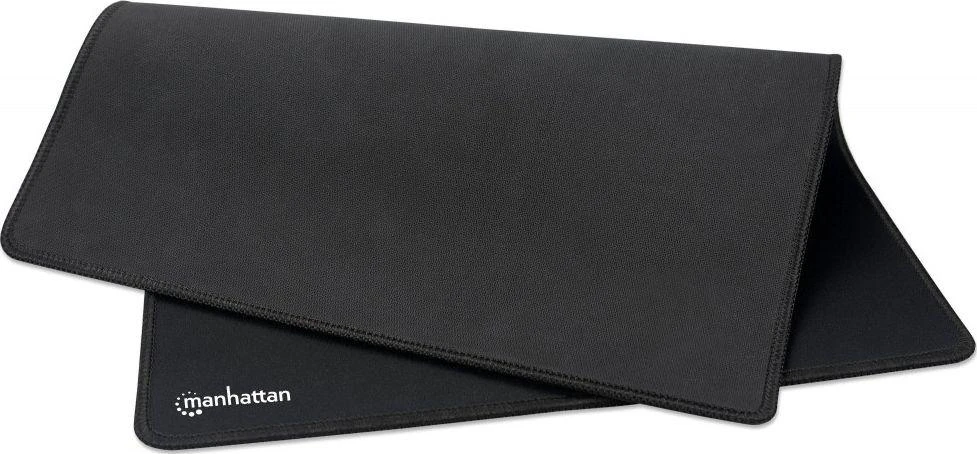 Intracom MANHATTAN XL Pelės kilimėlis žaidimams Smooth Atsparus vandeniui Top Surface Stitched Edges Juodas 400x320x3mm 15.75 x 12.6 x 0.12 in
