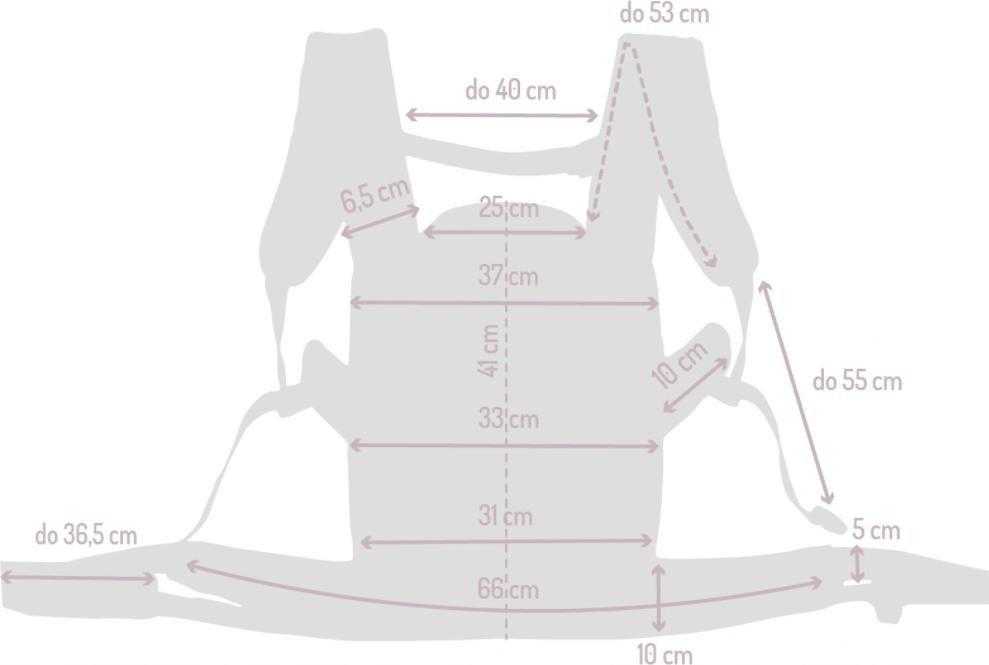 MoMi COLLET gėlių nešynė kūdikiui - 2in1 gobtuvas, 2 padėtys, iki 15kg