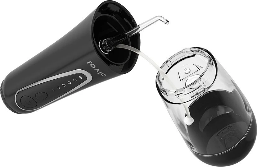Manta Lovio Dantų irigatorius „Beauty HydroJet PRO“, juodas, LVWF124BK + 8 antgaliai