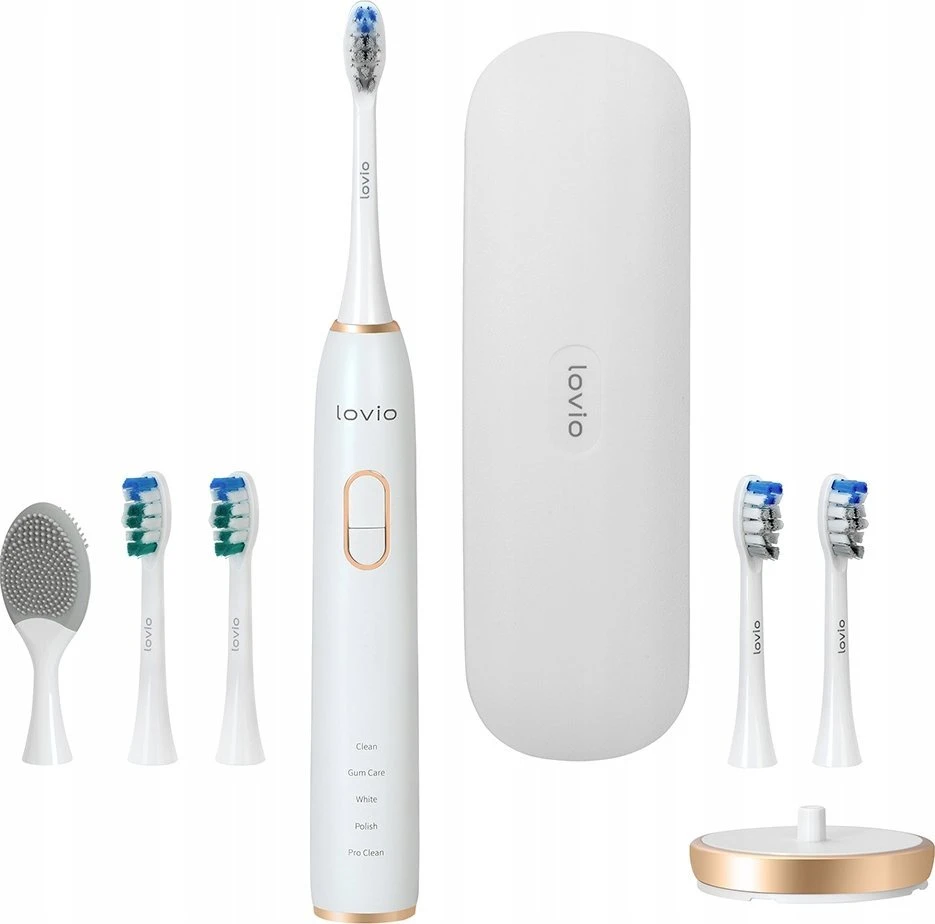 LOVIO_Home SonicProtect PRO szczoteczka elektrinė Balta LVTB124WH