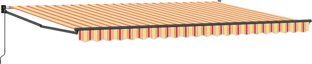 Ištraukiama markizė Geltona ir Oranžinė 500 x 300 x 165 cm