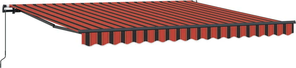 Ištraukiama markizė oranžinė ir ruda 400 × 300 cm