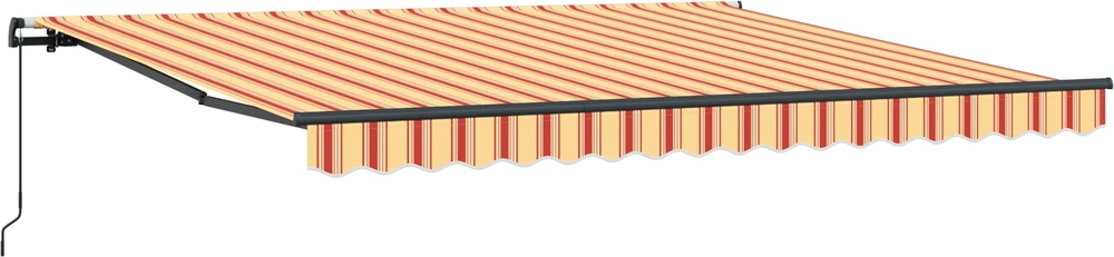 Ištraukiama markizė Geltona ir Oranžinė 400 × 300 cm