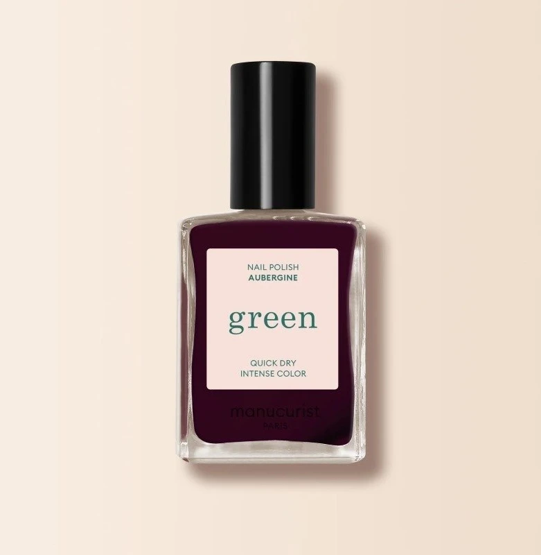 Manucurist Žalias Nagų lakas lakier do paznokci Aubergine 15ml