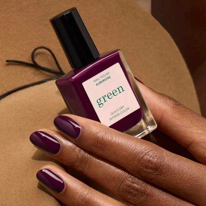 Manucurist Žalias Nagų lakas lakier do paznokci Aubergine 15ml