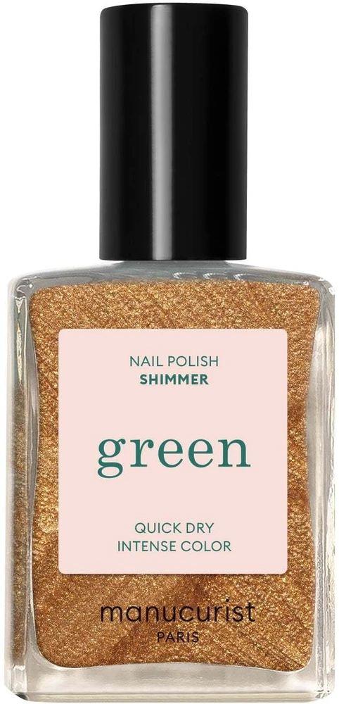 Manucurist Žalias Nagų lakas lakier do paznokci Shimmer 15ml