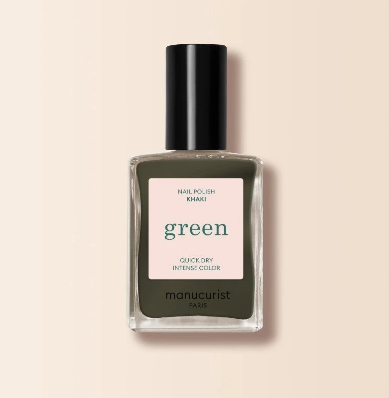 Manucurist Žalias Nagų lakas lakier do paznokci Khaki 15ml