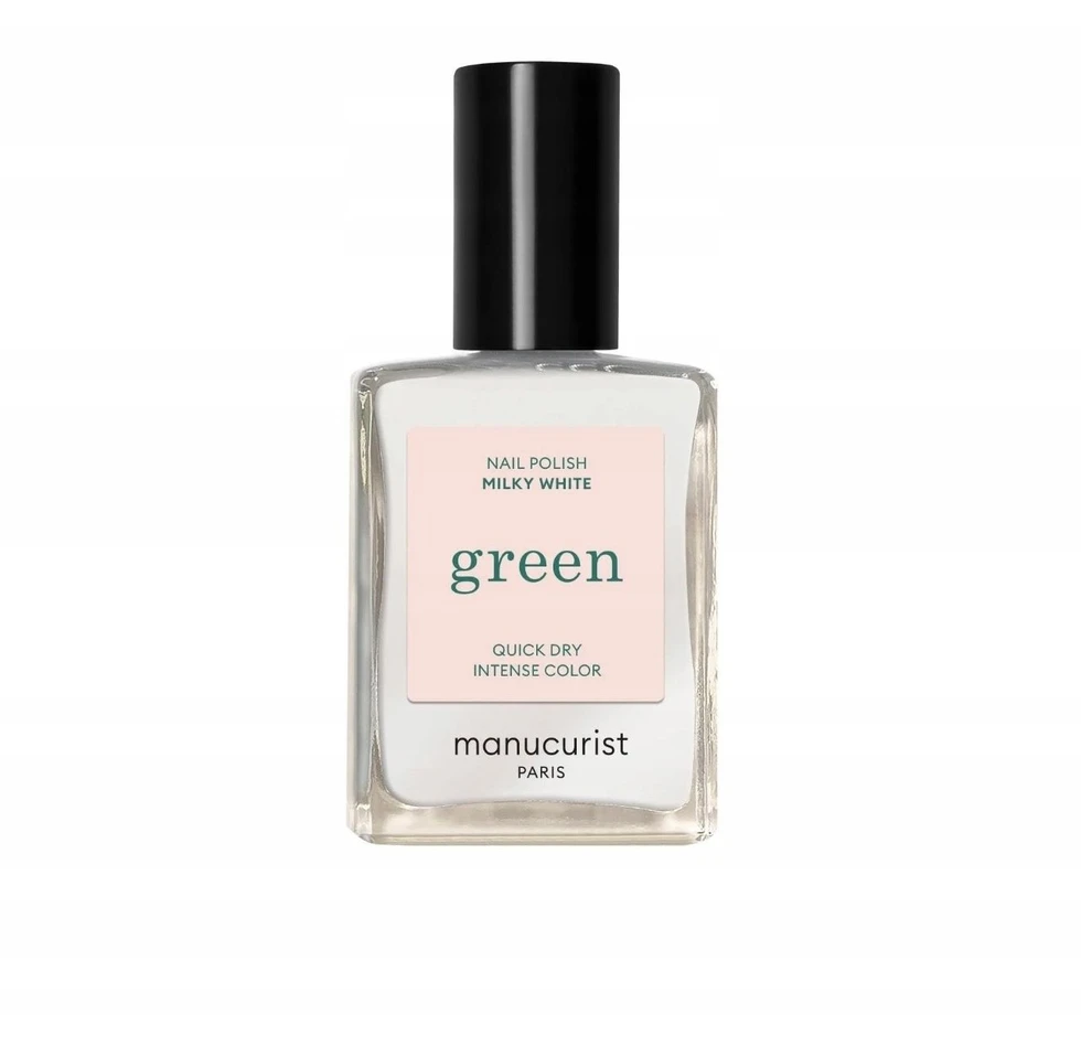 MANUCURIST_Green Nagų lakas lakier paznokci Milky Baltas 15ml