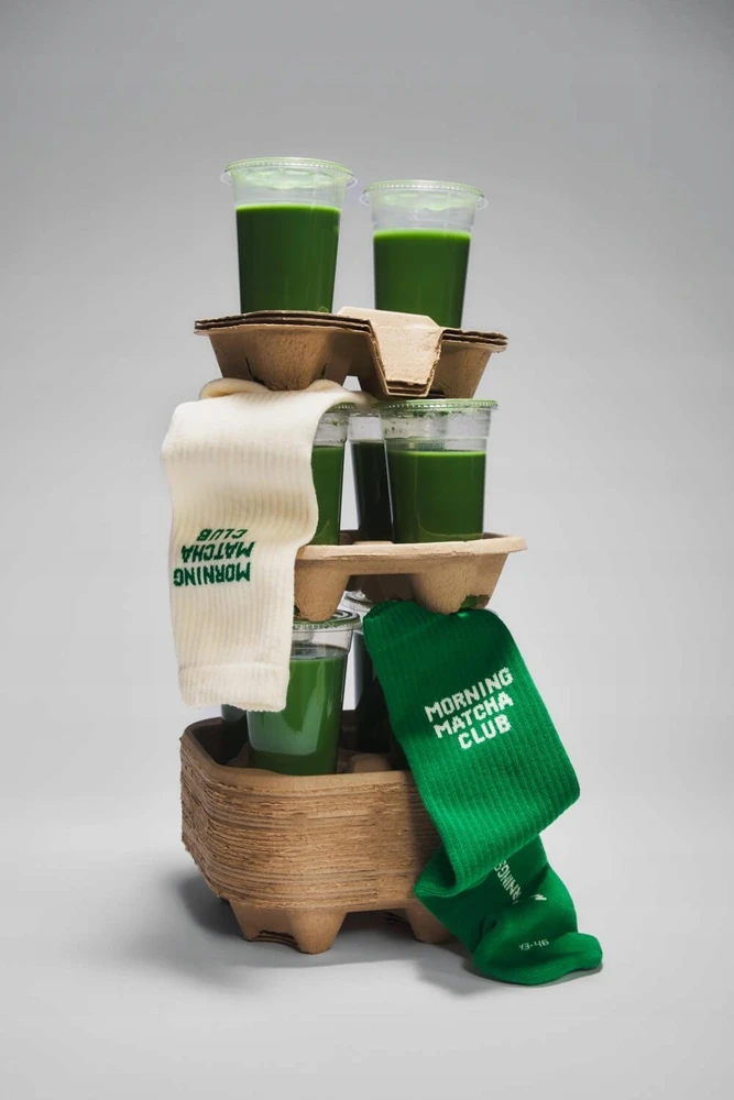 „Many Mornings“ – „Matcha Club“ kojinės, 43–46